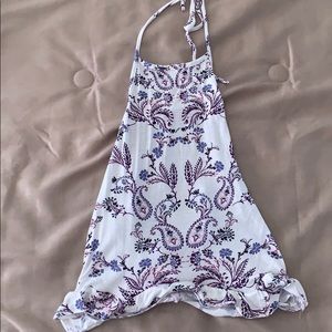 Flower halter top